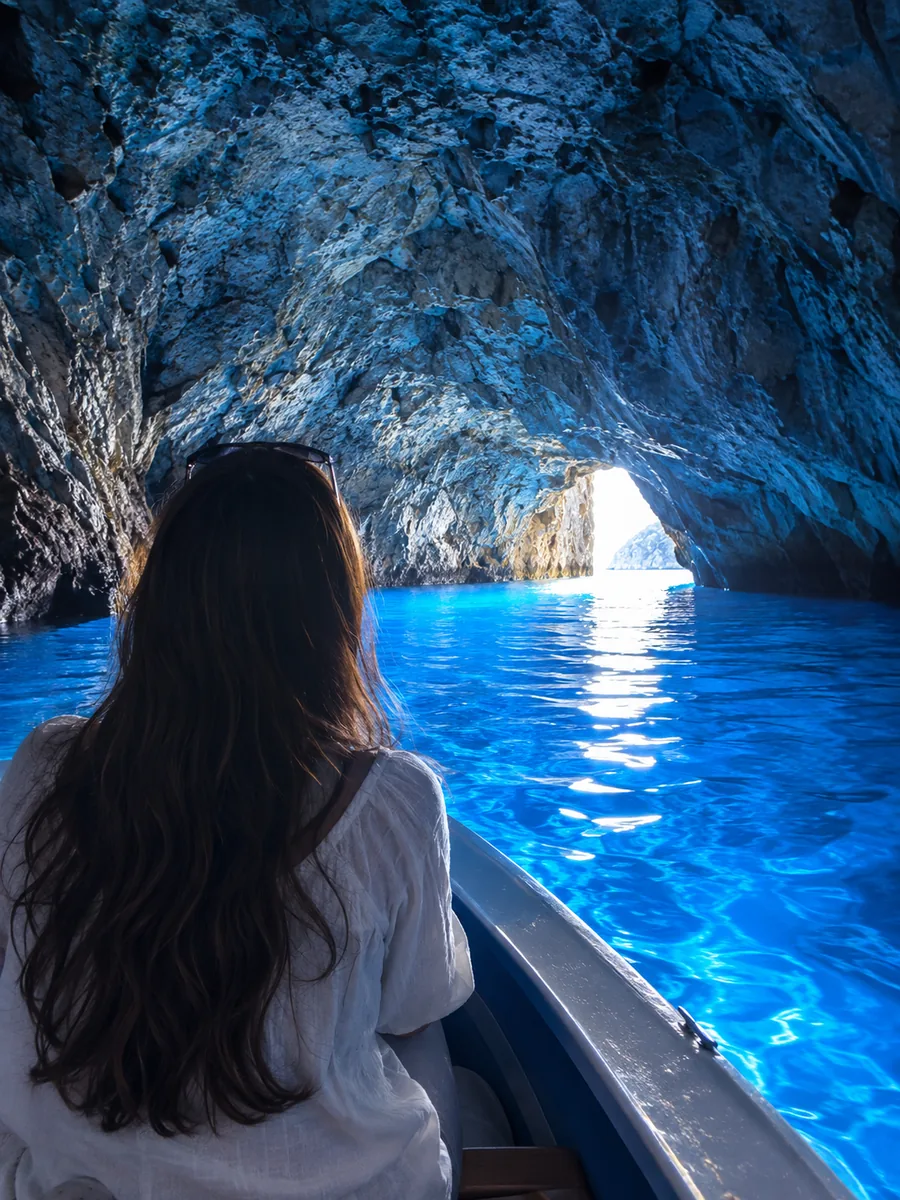 View at Blue Grotto